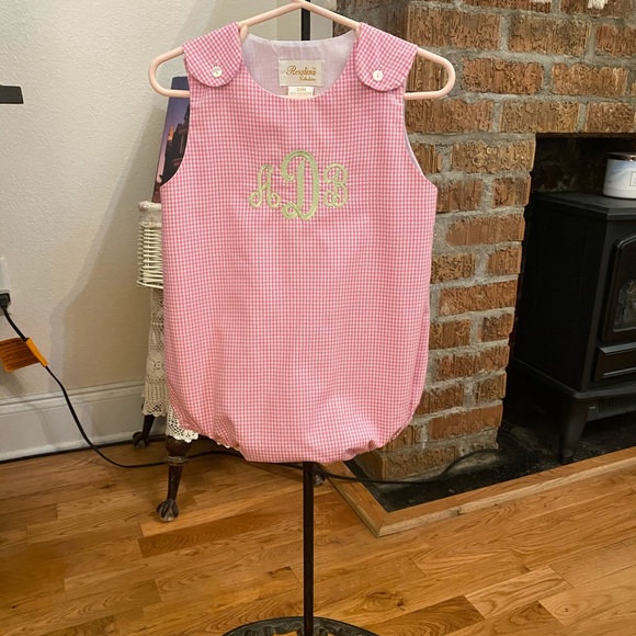 Rosalina Collection Infant Girls Monogrammed Romper size 24 months - Picture 9 of 16